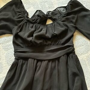 Amazon Long-Sleeve Mini Dress